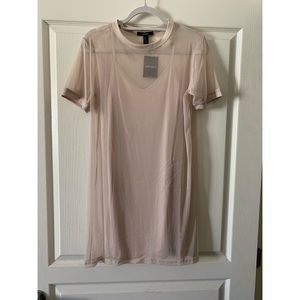 Sheer T-Shirt Dress
